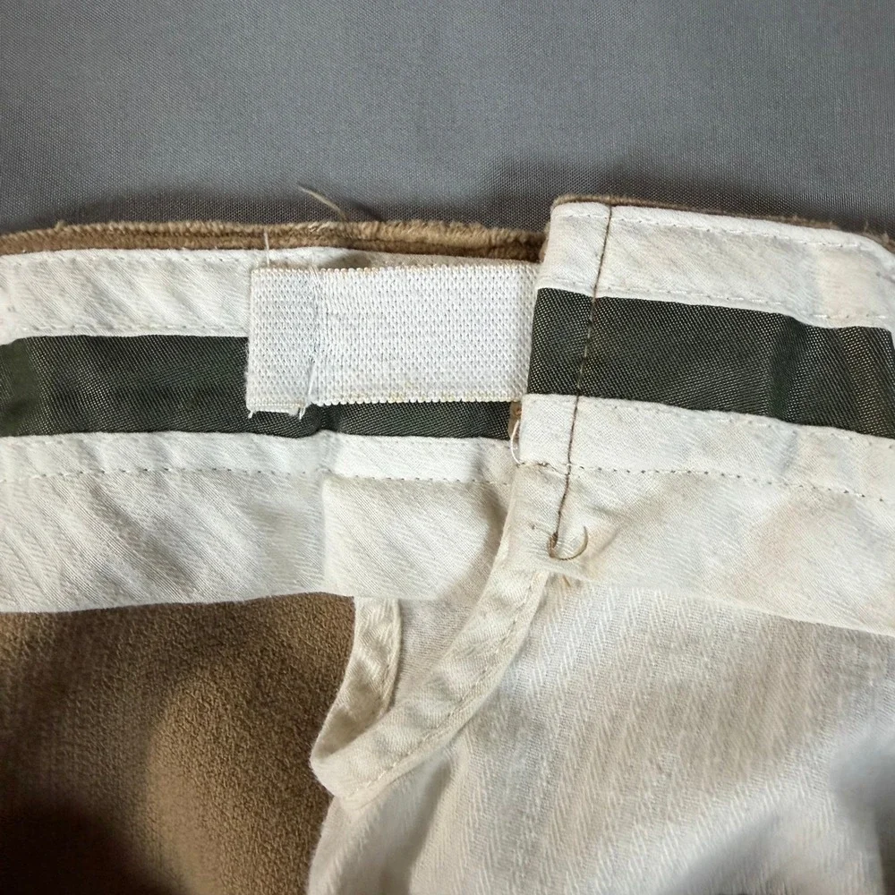L.L.Bean Corduroy Pants Mens 35 Tan Excellent Comfort‎ Waist Wide Wale Cotton